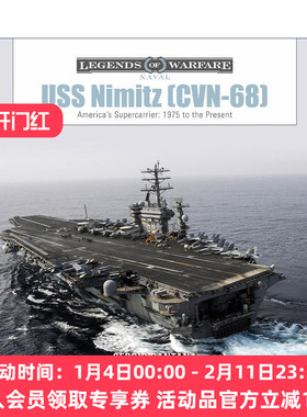 英文原版 USS Nimitz CVN-68 尼米兹号航空母舰 美国超级航母 1975年至今的历史 精装 Sérgio Santana 英文版 进口英语原版书籍
