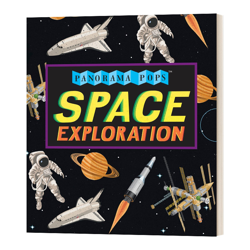 太空探索 英文原版 Space Exploration Panorama Pops 小开本全景精装立体书 英文版 进口英语原版书籍
