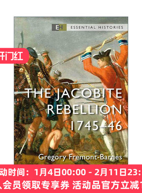 英文原版 The Jacobite Rebellion 苏格兰詹姆斯二世党叛乱 1745–46年 全彩插画战争历史系列 英文版 进口英语原版书籍