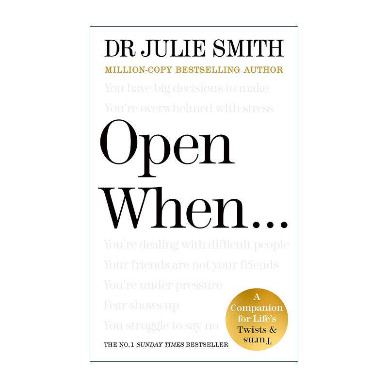 英文原版 Open When … 遭遇生活危机时请看这本书 Julie Smith 为什么以前没人告诉我续篇 英文版 进口英语原版书籍