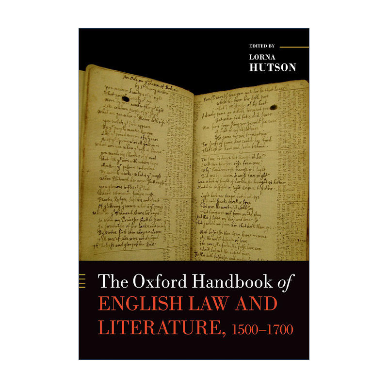 英文原版 The Oxford Handbook of English Law and Literature 1500-1700 牛津十六至十八世纪英国法律与文学手册 进口英语书籍