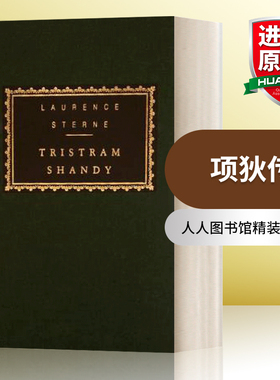 项狄传 英文原版小说 Tristram Shandy 人人图书馆精装收藏版 英文版 进口英语原版书籍