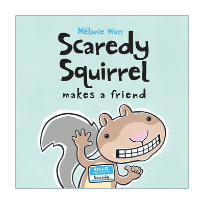 胆小的松鼠交朋友  英文原版 Scaredy Squirrel Makes a Friend小嘀咕找朋友 绘本 建立孩子内心安全感 英文版 进口英语原版书籍