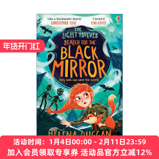 英文原版 The Light Thieves Search for the Black Mirror 盗光者2 寻找黑镜 儿童动作冒险小说 完美之地作者 Helena Duggan