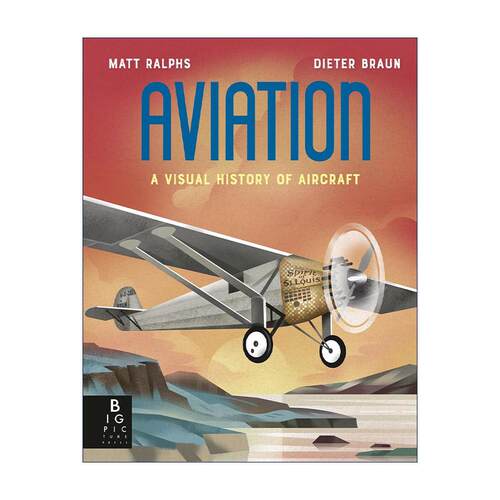 英文原版 Aviation 航空 飞机视觉历史 儿童科普百科知识绘本精装 英文版 进口英语原版书籍