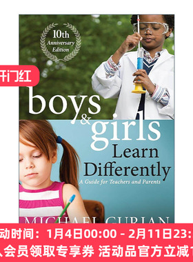 英文原版 Boys and Girls Learn Differently 男孩女孩学习大不同 给教师和家长的教导指南 修订10周年版 英文版 进口英语原版书籍