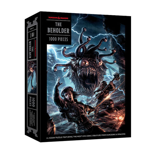 邪眼版拼图  英文原版 The Beholder Puzzle: A Dungeon and Dragons Jigsaw Puzzle 龙与地下城 1000块拼图 英文版 进口英语书籍