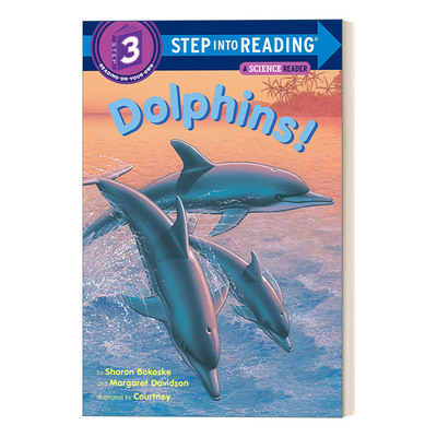 海豚 英文原版 Step into Reading 3 - Dolphins 兰登分级阅读3 英文版 进口英语原版书籍