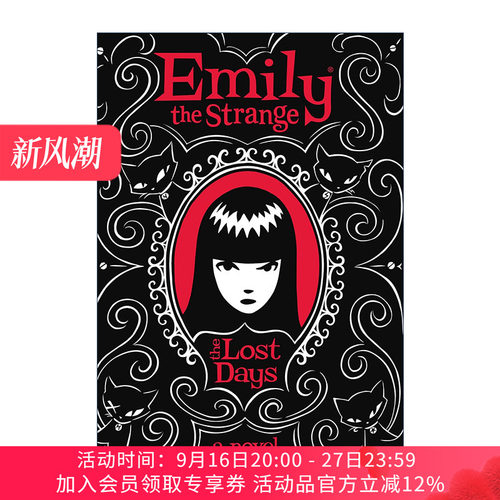 英文原版 Emily the Strange Lost Days 怪异的艾米莉4 失去的日子 美国经典漫画人物小说 儿童章节书 精装 进口英语原版书籍