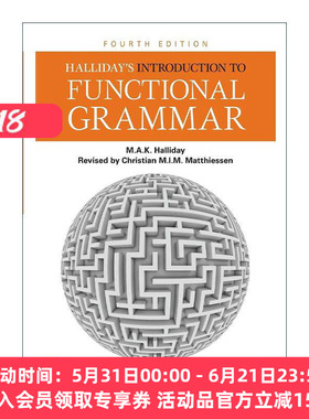 英文原版 Halliday's Introduction to Functional Grammar 功能语法导论 第4版 韩礼德教授 英文版 进口英语原版书籍