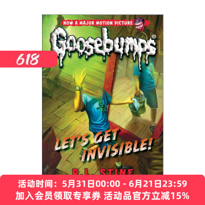 英文原版 Let's Get Invisible! 鸡皮疙瘩24 英文版 进口英语原版书籍