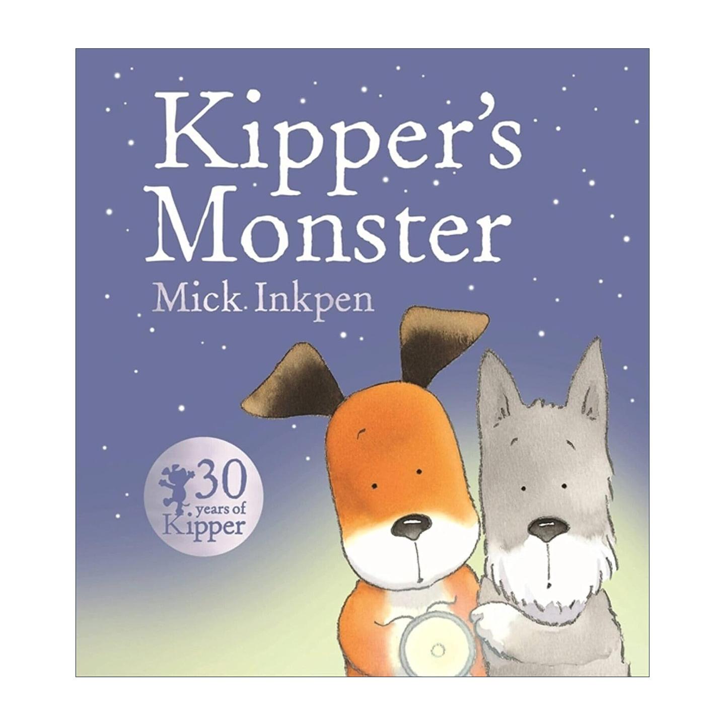 英文原版 Kipper's Monster 小狗奇普和怪兽 儿童启蒙认知绘本 廖彩杏书单 凯特·格林纳威大奖得主 Mick Inkpen 进口英语原版书籍