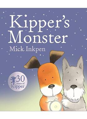 英文原版 Kipper's Monster 小狗奇普和怪兽 儿童启蒙认知绘本 廖彩杏书单 凯特·格林纳威大奖得主 Mick Inkpen 进口英语原版书籍