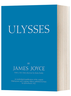 英文原版 Ulysses 尤利西斯 詹姆斯·乔伊斯 小说 英文版 进口英语原版书籍