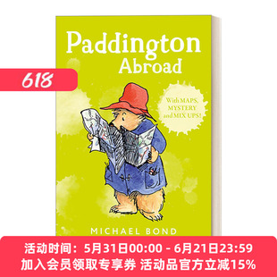 帕丁顿熊的外国游 英文原版 Paddington Abroad 插画故事书 英文版 进口英语原版书籍