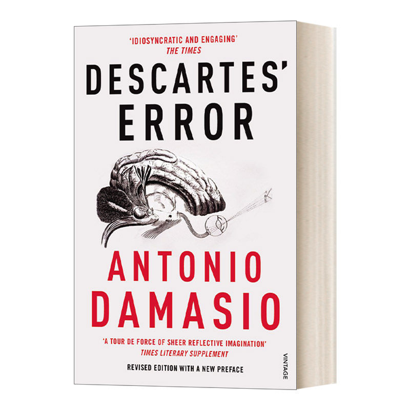 英文原版 Descartes' Error 笛卡尔的错误 情绪 推理和人脑 安东尼奥&middot;R.达马西奥 英文版 进口英语原版书籍