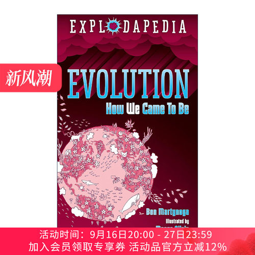 英文原版 Explodapedia: Evolution 爆炸科普系列 生物进化的故事 英文版 进口英语原版书籍