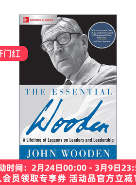 英文原版 The Essential Wooden 伍登教练 关于领导者和领导力的课程 英文版 进口英语原版书籍