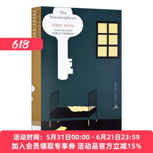 变形记 英文原版小说 The Metamorphosis 卡夫卡 Franz Kafka 兰登书屋现代图书馆经典系列 英文版 进口英语原版书籍