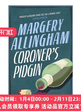 英文原版 Coroner's Pidgin 神秘女尸 玛格丽·艾林翰 阿尔伯特?坎皮恩探案系列 英国黄金时代侦探小说名篇 进口英语原版书籍