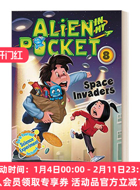 英文原版 Alien in My Pocket 8 Space Invaders 口袋里的外星人 英文版 进口英语原版书籍