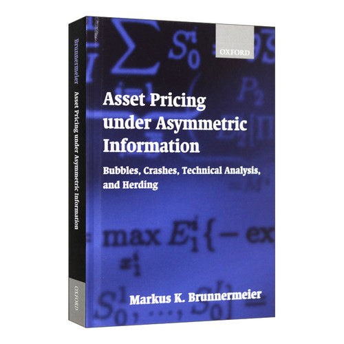 现货 信息不对称下的资产定价 英文原版 Asset Pricing under Asymmetric Information 泡沫 崩溃 技术分析和羊群效应 精装 进口书