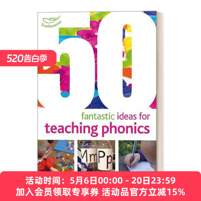 英文原版 50 Fantastic ideas for teaching phonics  50个教自然拼读的奇思妙想 英文版 进口英语原版书籍