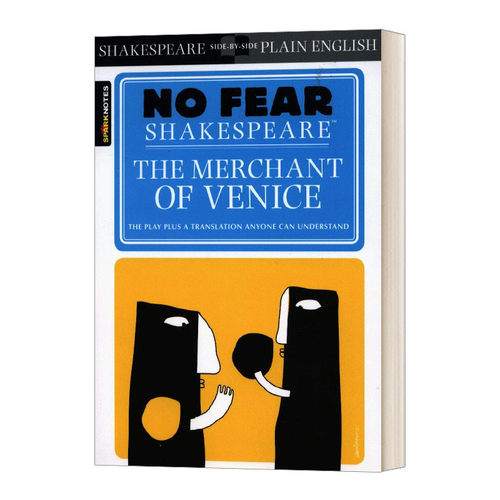英文原版 The Merchant of Venice No Fear Shakespeare 无惧莎士比亚 威尼斯 别怕莎士比亚 英文版 进口英语原版书籍