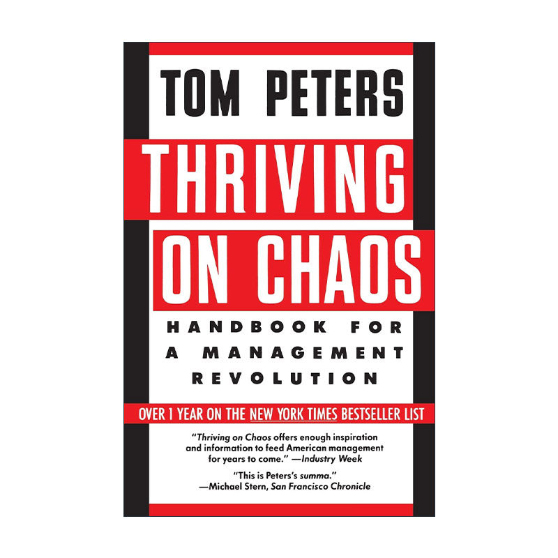 英文原版 Thriving on Chaos 追求卓越 管理学革命手册 汤姆·彼得斯 英文版 进口英语原版书籍