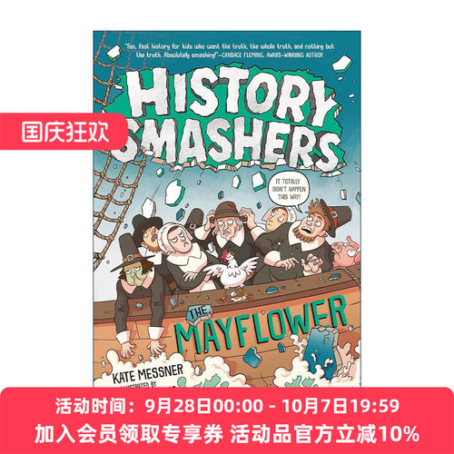 英文原版 History Smashers The Mayflower 历史粉碎机系列 五月花号 儿童科普百科 Kate Messner 英文版 进口英语原版书籍