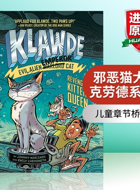 英文原版小说 Klawde Evil Alien Warlord Cat 06Revenge of the Kitten Queen 邪恶猫大帝克劳德系列6 儿童章节桥梁书精装进口书