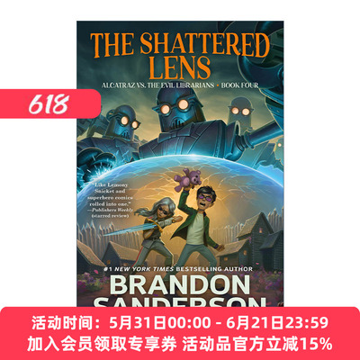 阿尔卡特拉兹与散射镜 英文原版 The Shattered Lens: Alcatraz vs. the Evil Librarians 英文版 进口英语原版书籍