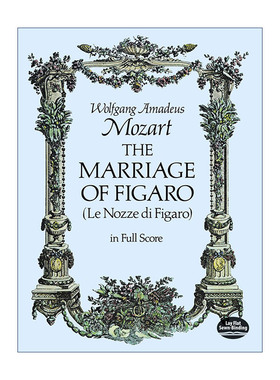英文原版 The Marriage of Figaro 费加罗的婚礼 莫扎特喜歌剧 Wolfgang Amadeus Mozart 英文版 进口英语原版书籍