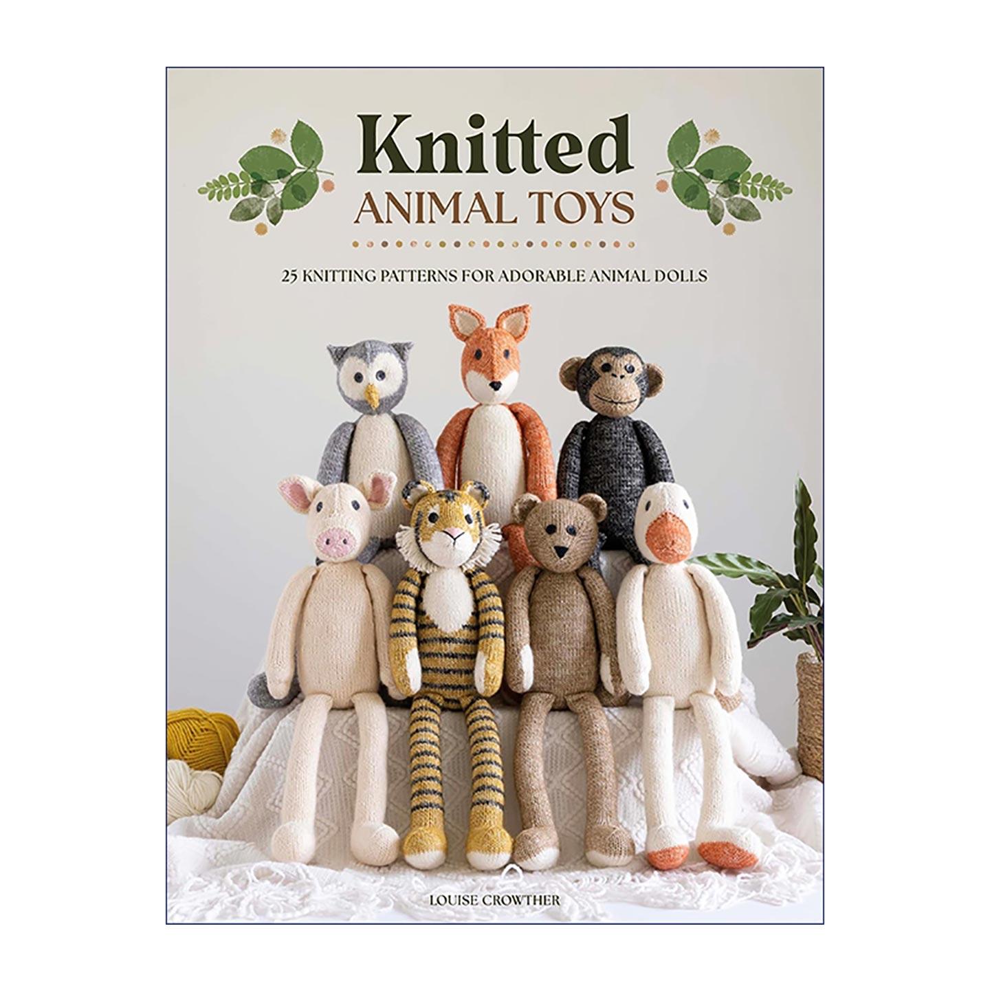 英文原版 Knitted Animal Toys 可爱动物玩偶 25款棒针编织小动物教程 英文版 进口英语原版书籍