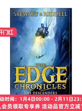 英文原版 The Edge Chronicles 13 The Descenders 昆特边境大冒险13 儿童冒险小说 英文版 进口英语原版书籍
