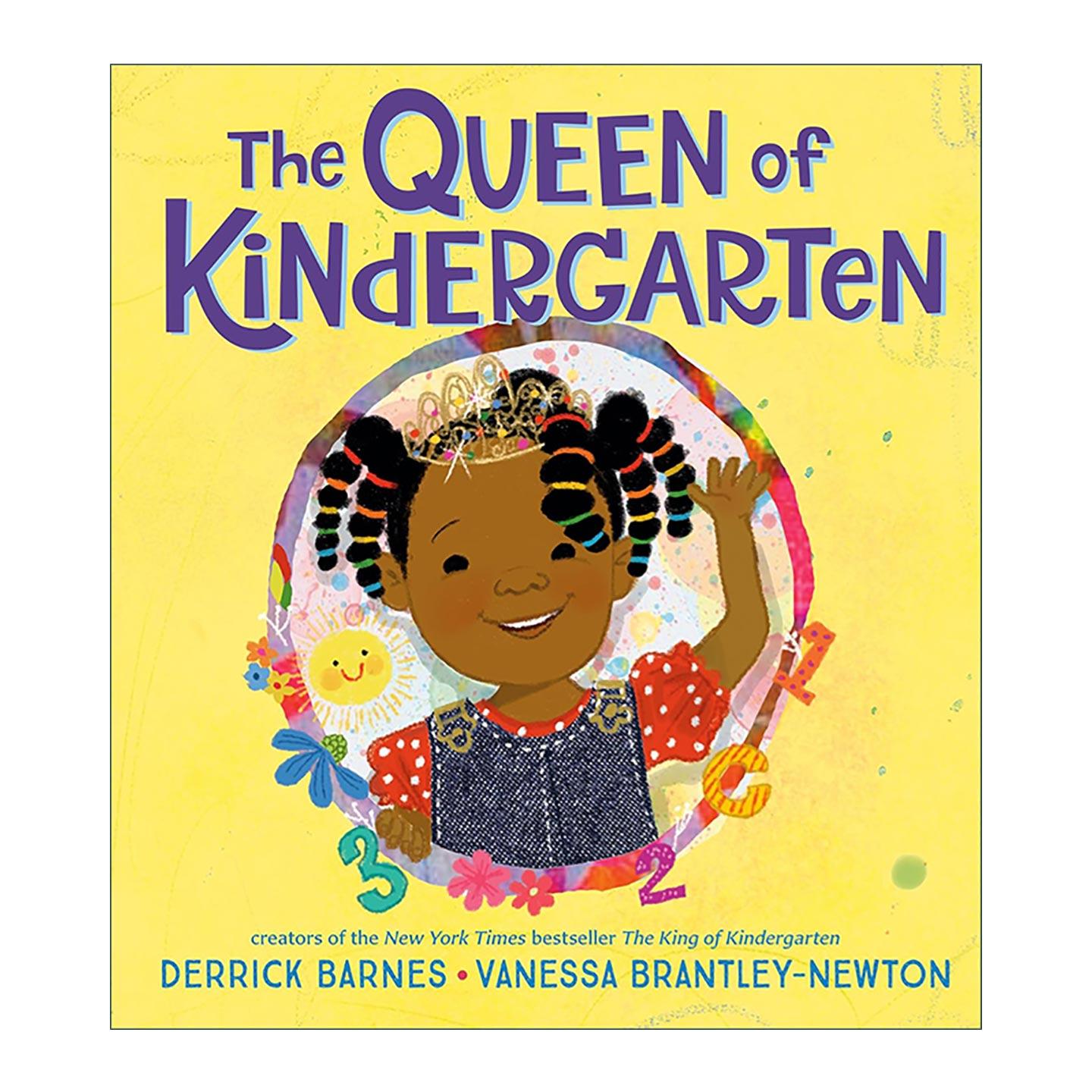 英文原版 The Queen of Kindergarten 幼儿园女王 儿童精装绘本 新生开学 纽伯瑞奖得主德里克·巴恩斯 英文版 进口英语原版书籍