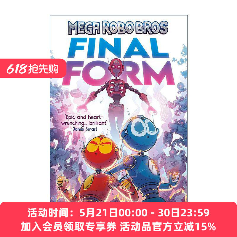 英文原版 Mega Robo Bros 8 Final Form 超级机器兄弟8 Neill Cameron少儿漫画 英文版 进口英语原版书籍