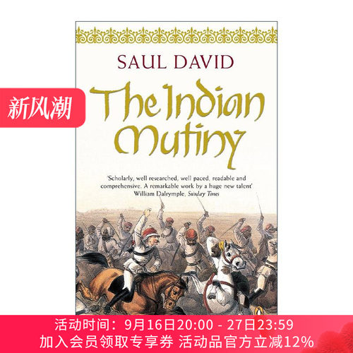 英文原版 The Indian Mutiny 印度兵变1857 印度人民反抗英国殖民统治 Saul David 英文版 进口英语原版书籍