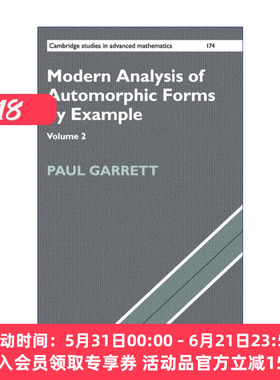 自守形式的现代案例分析 卷二 英文原版 Modern Analysis of Automorphic Forms By Example 剑桥高等数学研究系列 精装 英文版 进