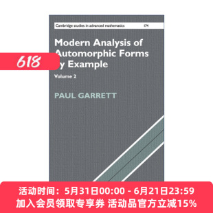 自守形式的现代案例分析 卷二 英文原版 Modern Analysis of Automorphic Forms By Example 剑桥高等数学研究系列 精装 英文版 进