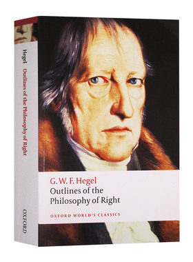 黑格尔 权利法哲学概述 英文原版 Outlines of the Philosophy of Right 牛津世界经典系列 英文版进口原版英语书籍