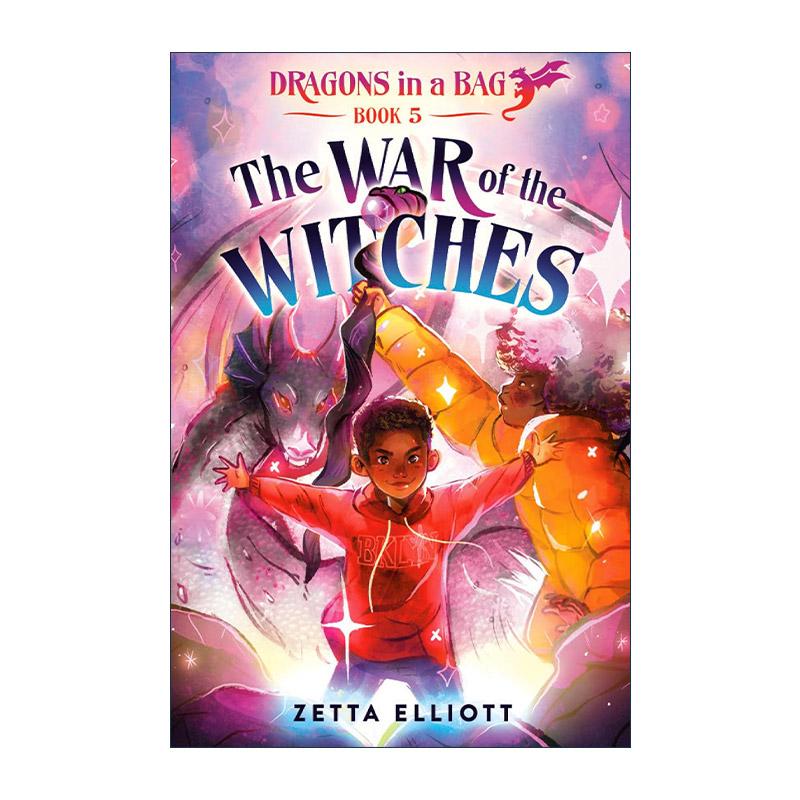 英文原版 The War of the Witches Dragons in a Bag 05 女巫的战争 袋子里的龙系列5 儿童奇幻小说 Zetta Elliott 进口英语书籍