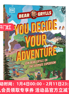英文原版 You Decide Your Adventure 加入贝尔·格里尔斯的探险 儿童趣味活动书精装 英文版 进口英语原版书籍