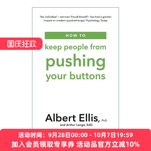 英文原版 How to Keep People From Pushing Your Buttons 我的情绪为何总被他人左右 英文版 进口英语原版书籍