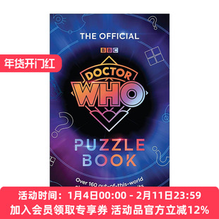 英文原版 The Official Doctor Who Puzzle Book 神秘博士官方谜题书 160道神秘博士知识挑战 英文版 进口英语原版书籍