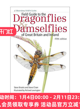 英文原版 Field Guide to the Dragonflies and Damselflies of Great Britain and Ireland 英国及爱尔兰蜻蜓类野外指南 进口