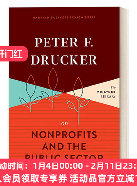 彼得·德鲁克谈非营利组织和公共部门 英文原版 Peter F. Drucker on Nonprofits and the Public Sector  现代管理学之父 精装 英