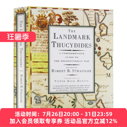 修昔底德 伯罗奔尼撒战争史 英文原版 Landmark Thucydides Comprehensive Guide to the Peloponnesian War Robert B Strassler
