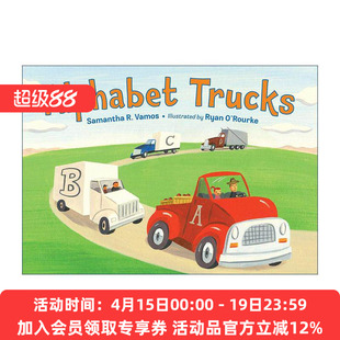 英文原版 Alphabet Trucks 字母卡车 儿童精装认知绘本 Ryan O'Rourke 英文版 进口英语原版书籍