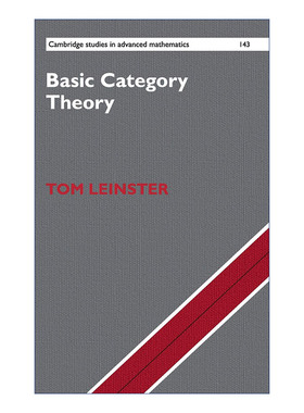 基本范畴论  英文原版 Basic Category Theory 剑桥高等数学研究系列 精装 英文版 进口英语原版书籍